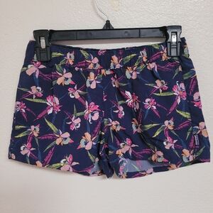 Patagonia Navy Floral Women's Athletic Shorts